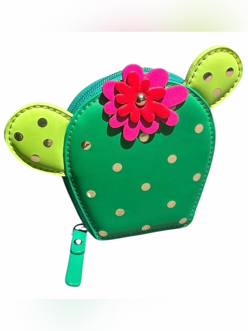 kate spade “Out of Office” Green Cactus Coin Purse